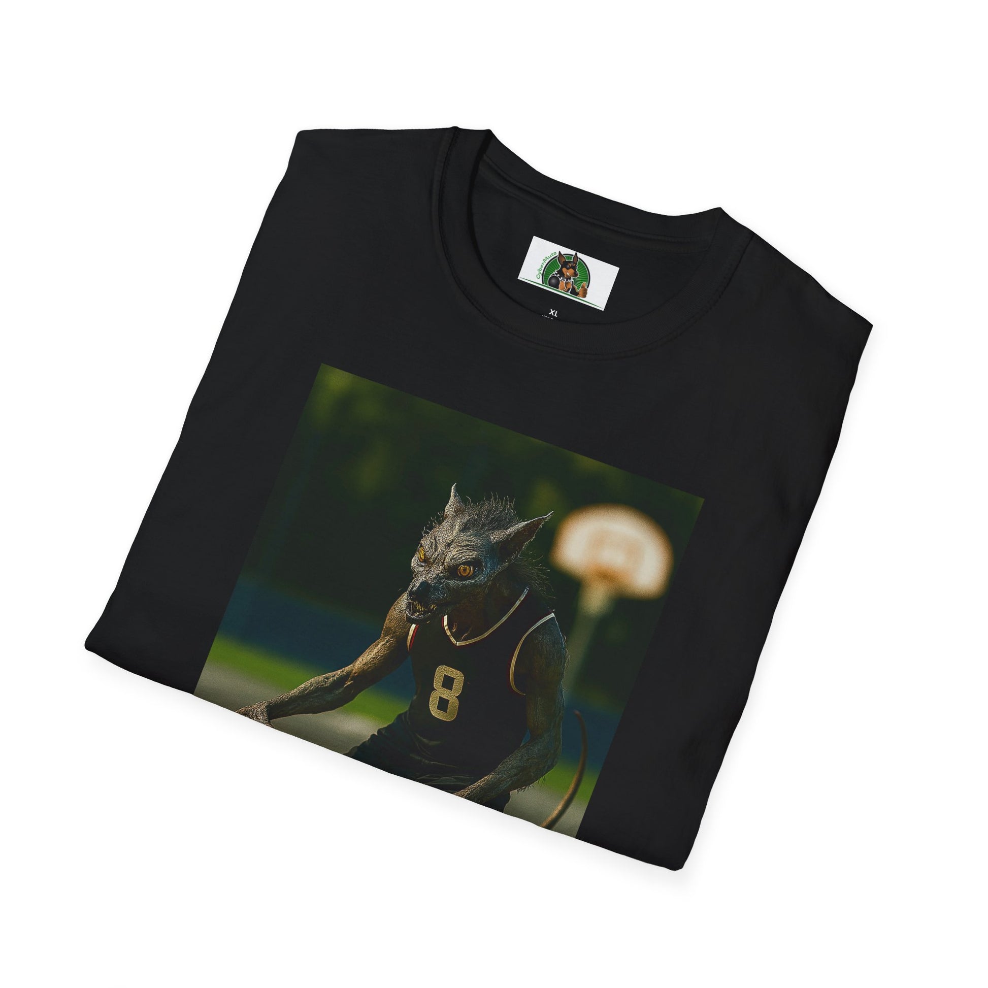 Chupacabra Basketball T-Shirt Sports T-Shirt Printify