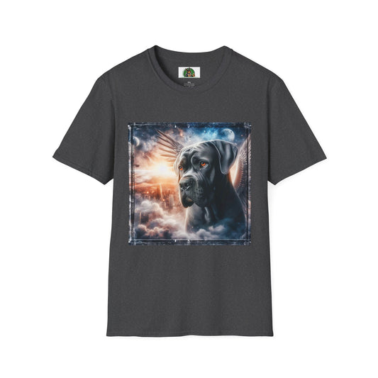 Cane Corso Angel Dog TShirt T-Shirt Printify XS Dark Heather