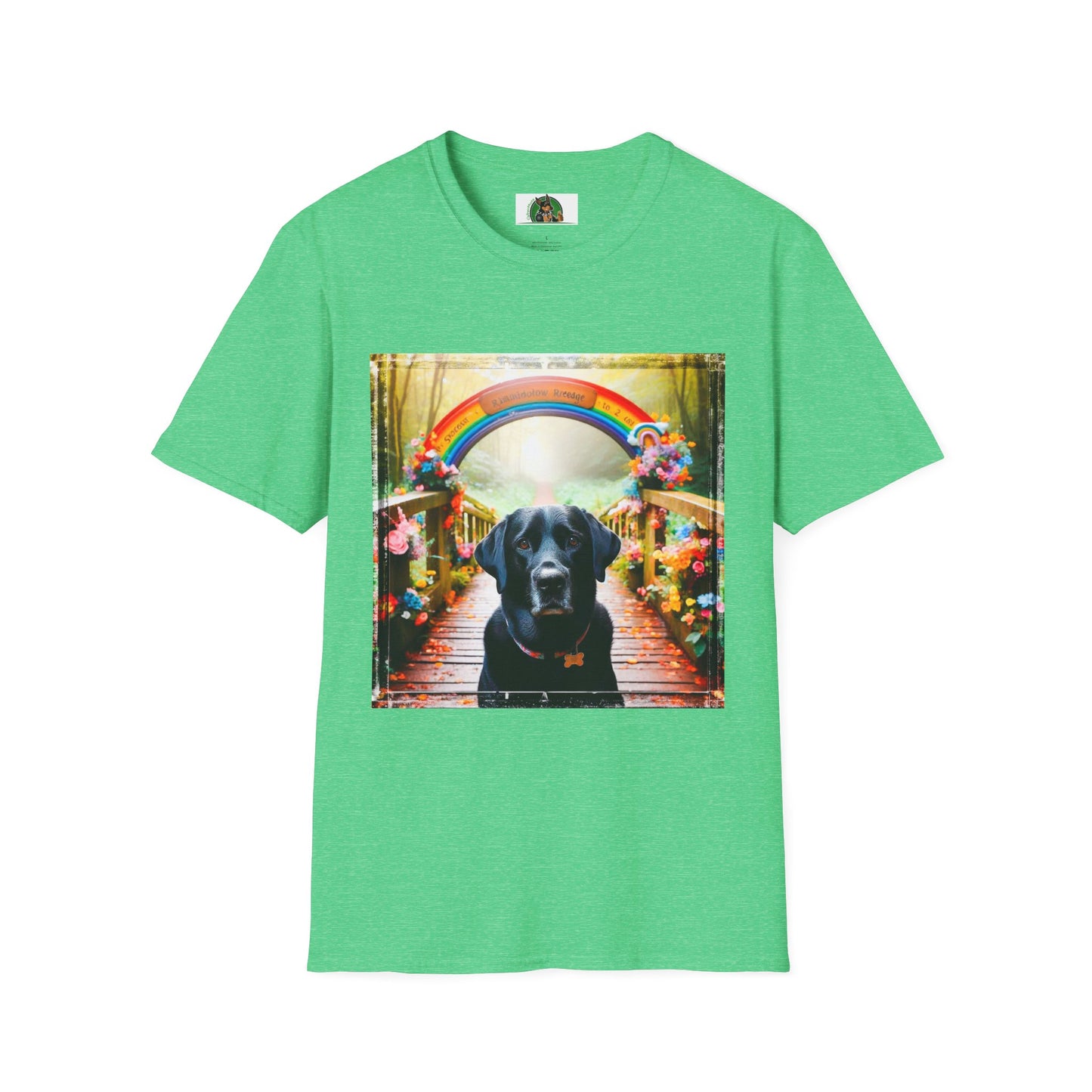 Labrador Retriever T-Shirt Printify S Heather Irish Green 