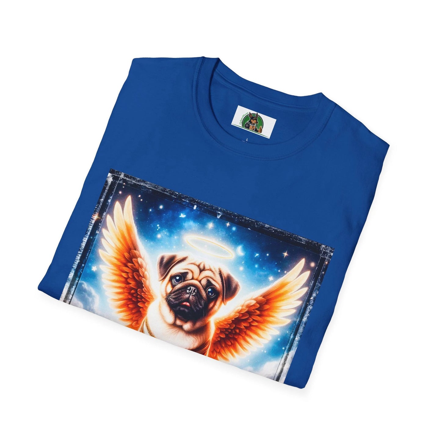 Pug Angel T-Shirt T-Shirt Printify