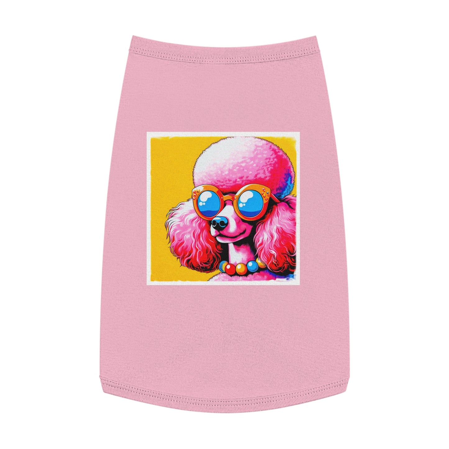 Pet Tank Top Poodle Pets Printify L Pink 