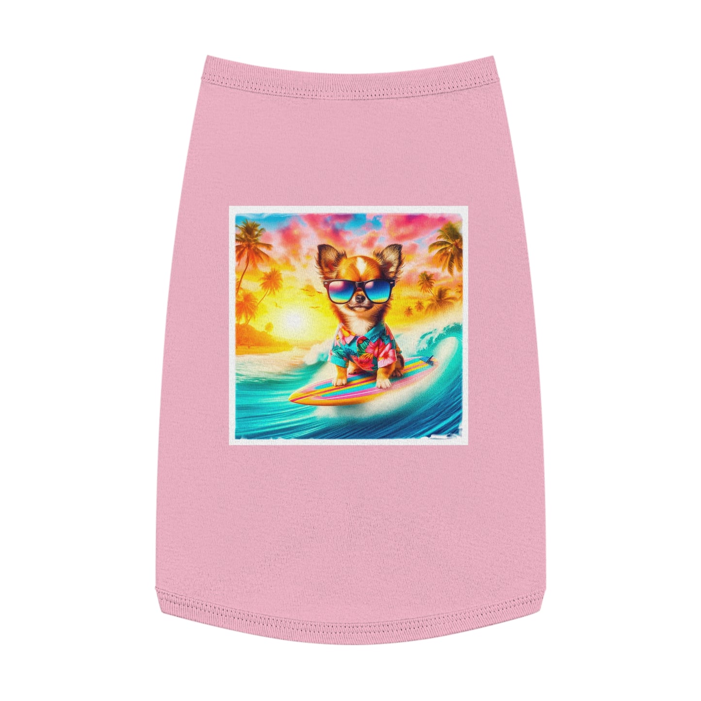 Pet Tank Top Chihuahua Pets Printify L Pink