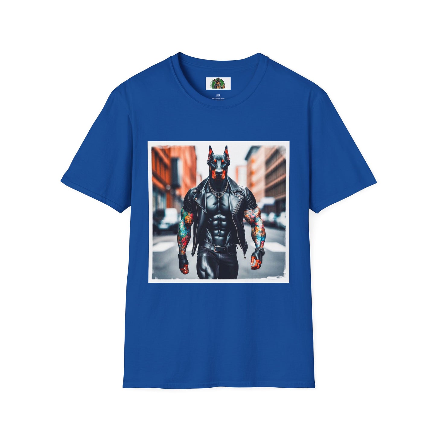 Doberman T-Shirt Printify XS Royal