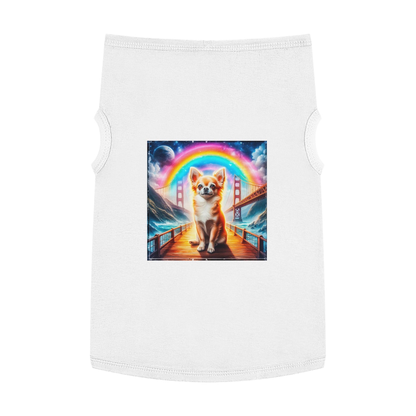 Pet Tank Top Chihuahua Pets Printify XL White