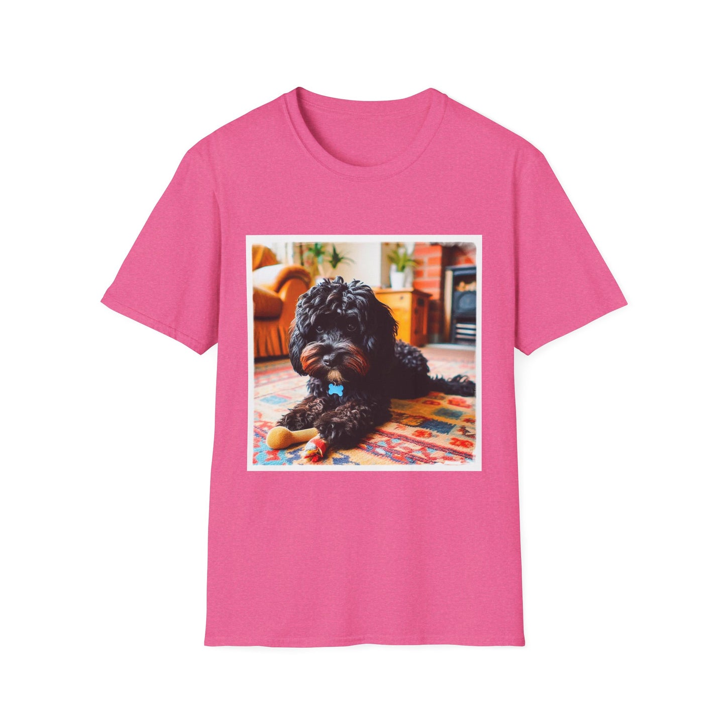 CockerPoo T-Shirt Printify S Heather Heliconia