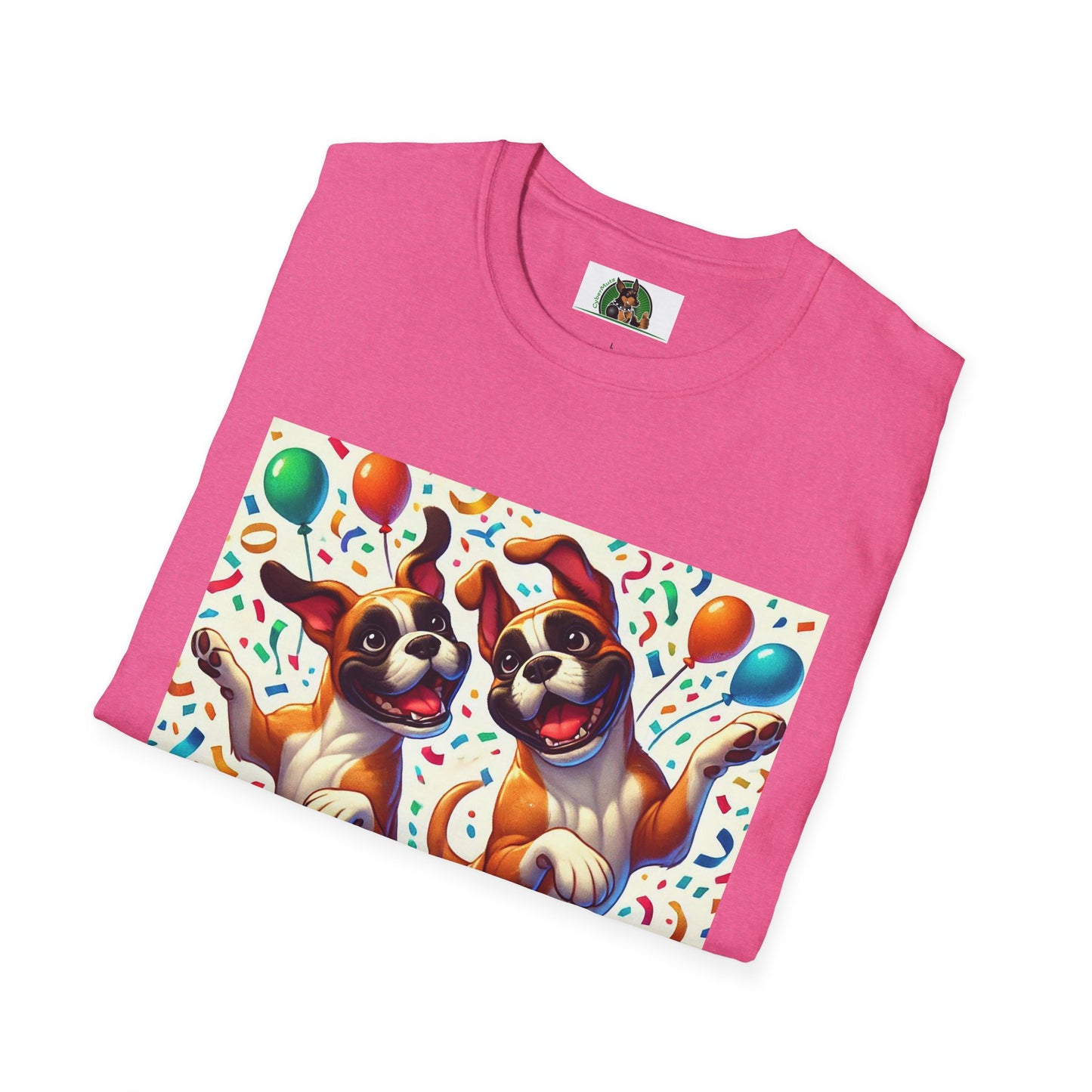 Boxer Dancing Dog T-Shirt - Fun and Playful Unisex Tee