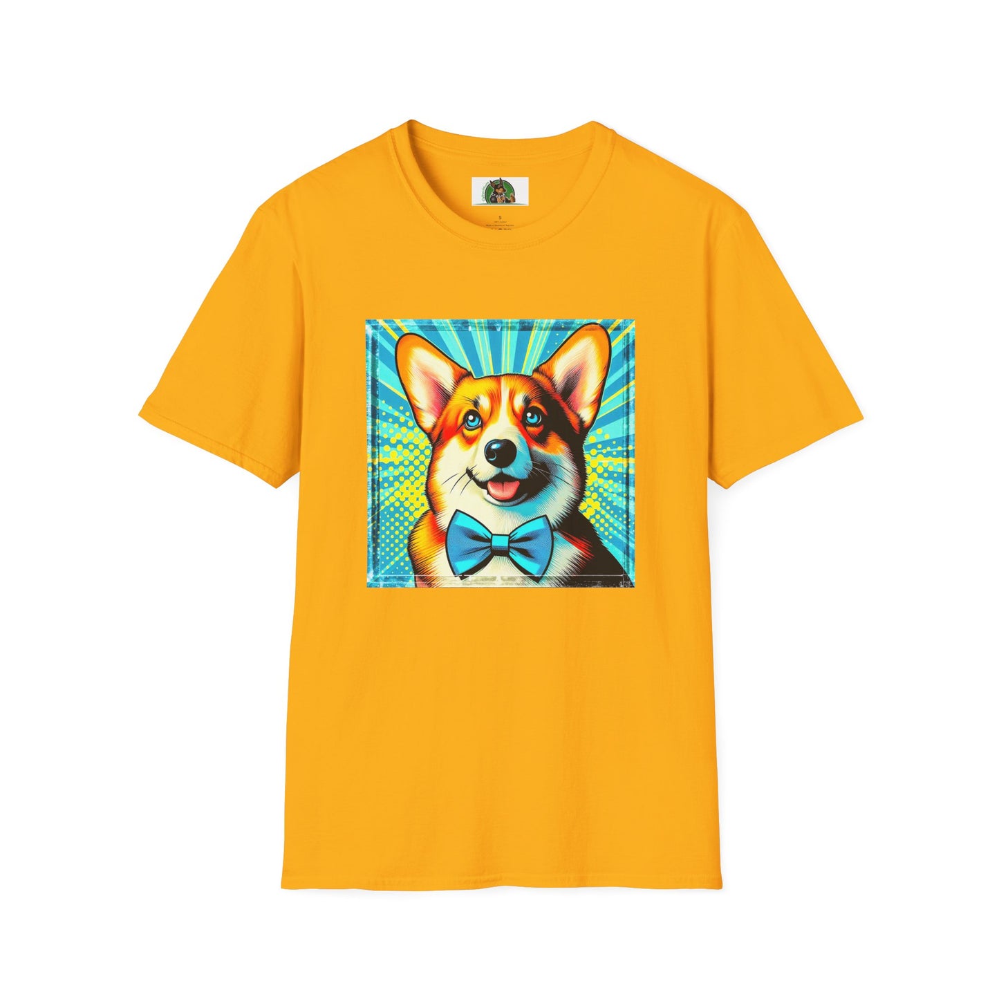 Pembroke Welsh Corgi T-Shirt Printify S Gold 