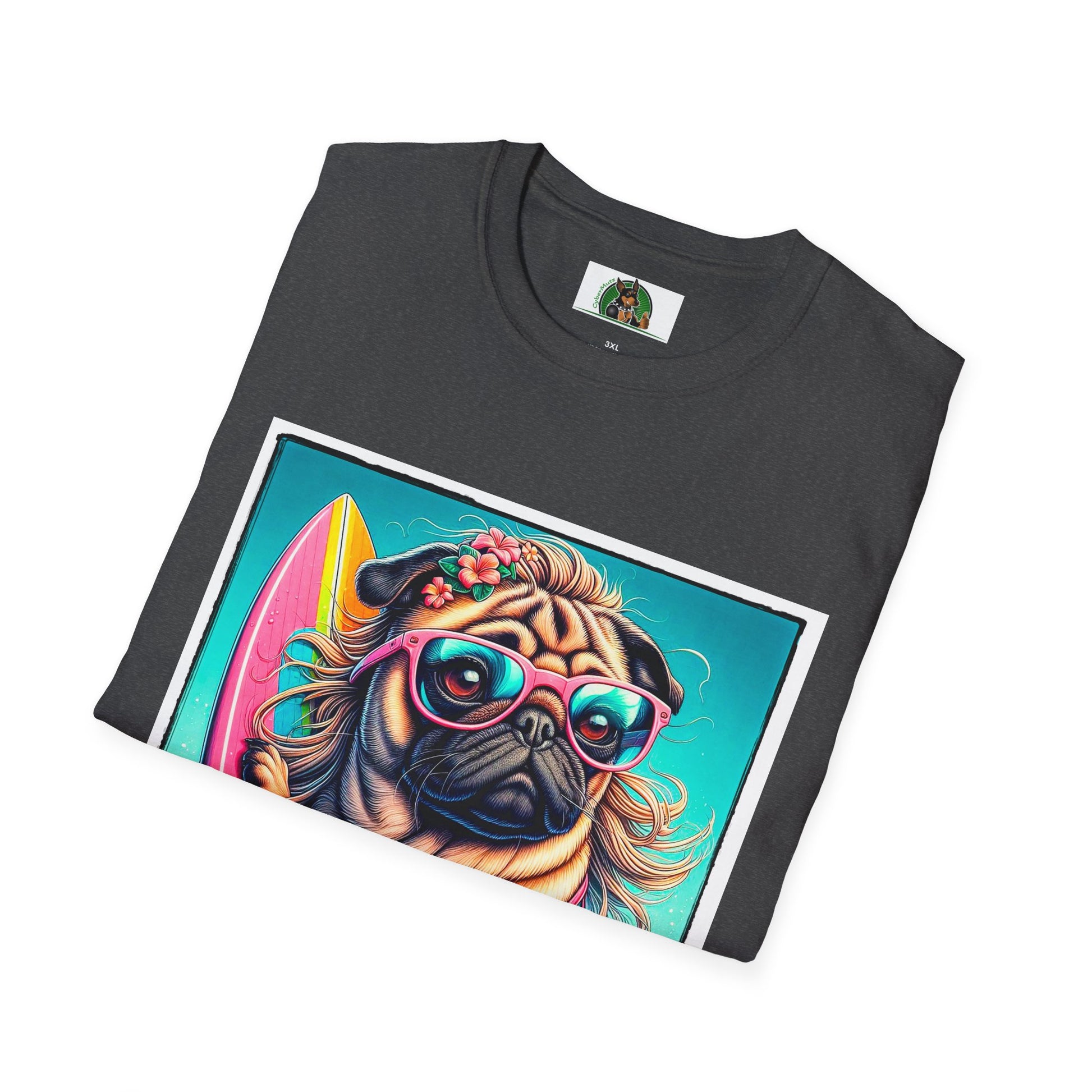 Pugs T-Shirt Printify   