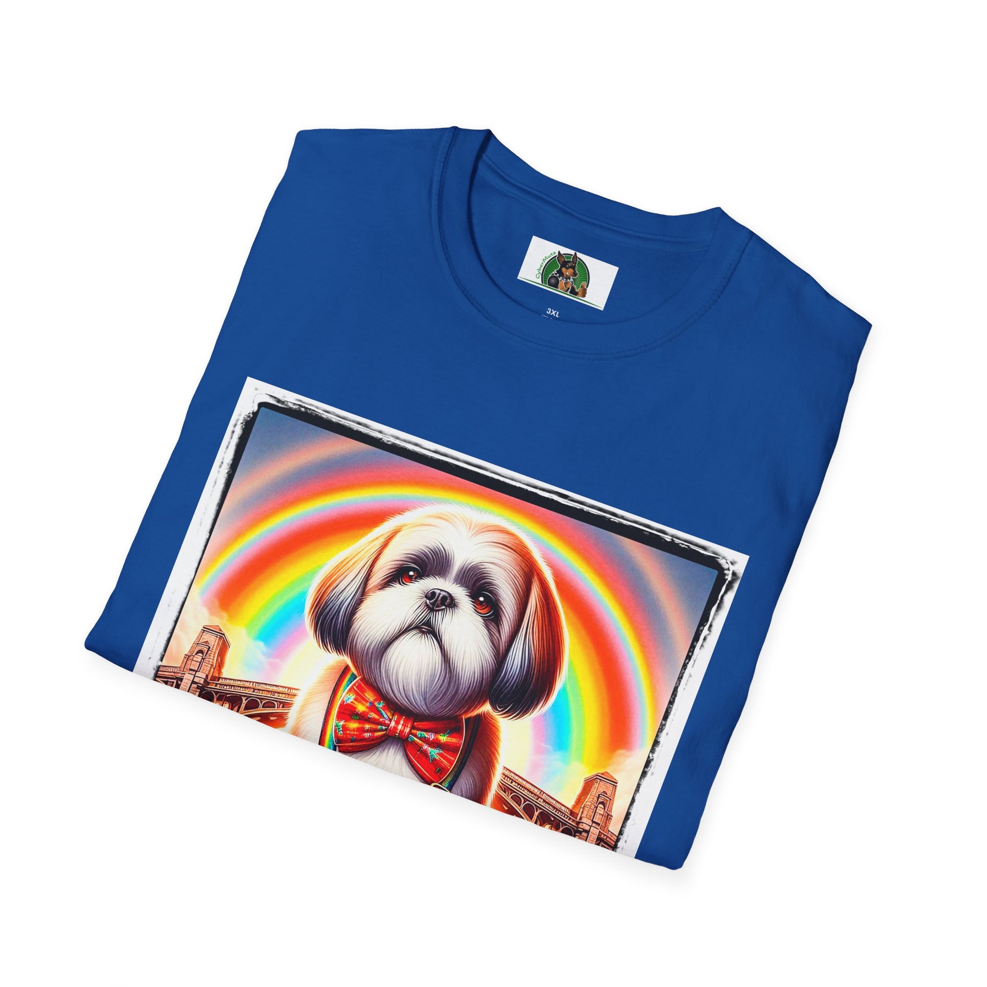 Shih Tzu rainbow shirt. T-Shirt Printify