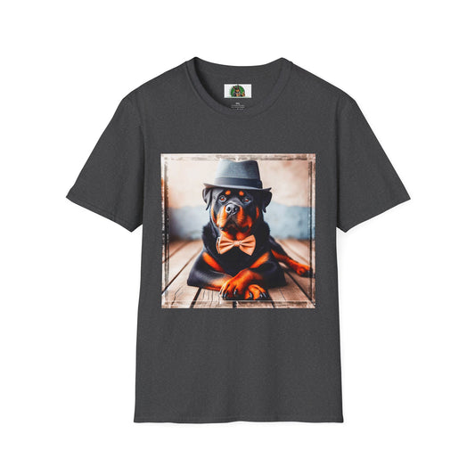 Rottweiler T-Shirt Printify XS Dark Heather 