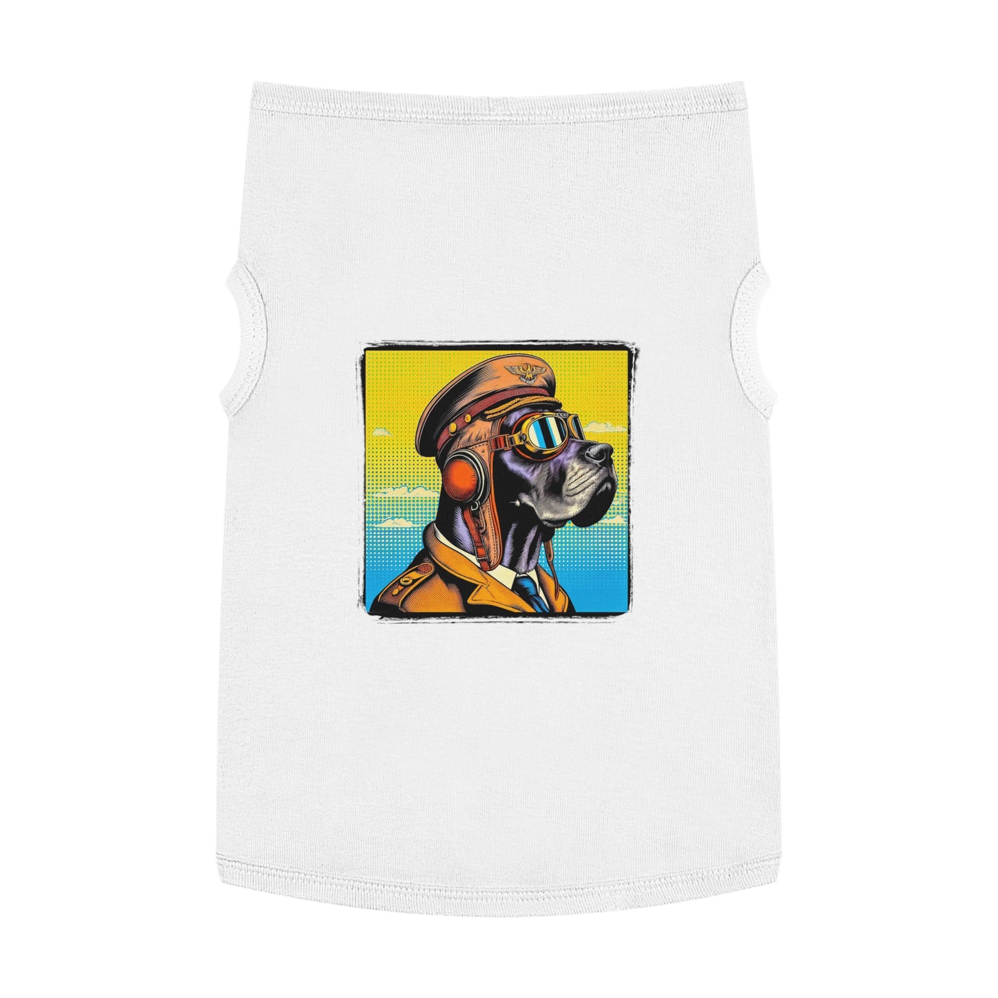 Pet Tank Top Great Dane Pets Printify XL White 