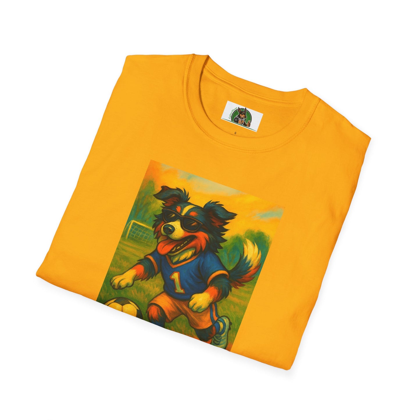 Sports Soccer Australian Shepherd Unisex T-Shirt