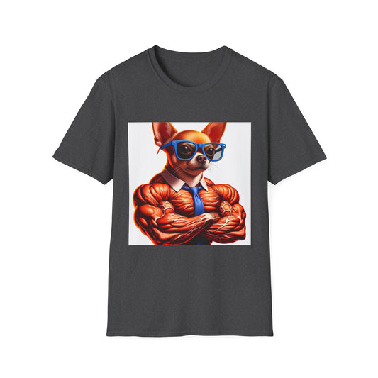 Chihuahua T-Shirt Printify XS Dark Heather