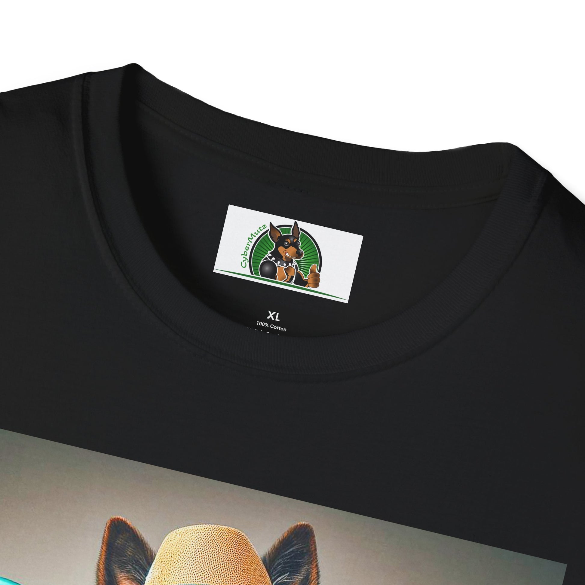 German Shepherd frisbee flying shirt T-Shirt Printify