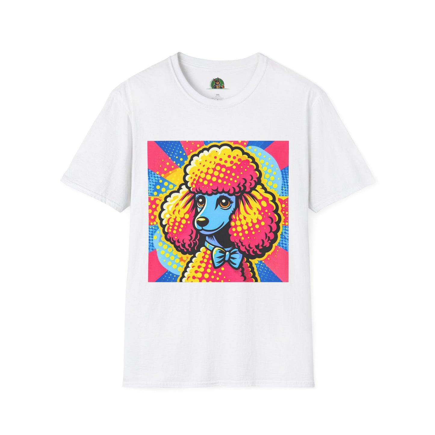 Poodle T-Shirt Printify XS White