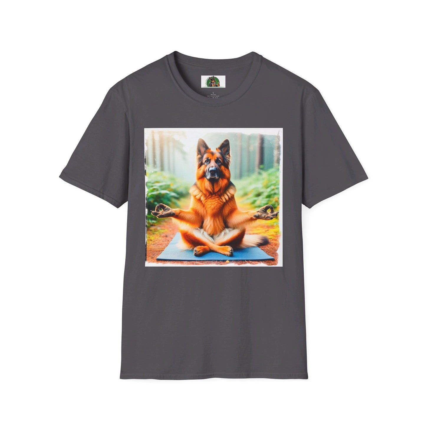 German Shepherd T-Shirt Printify Charcoal S 