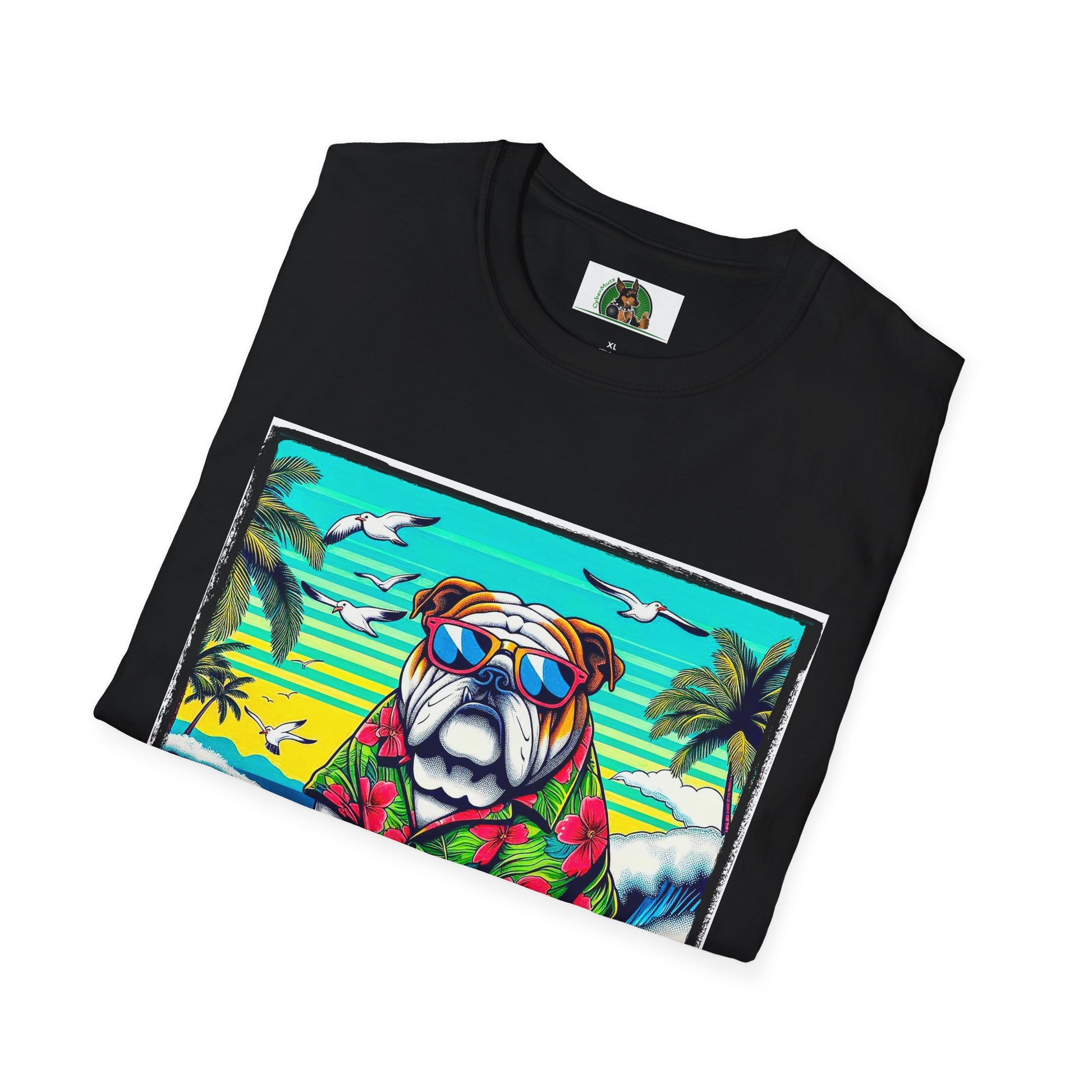 Bulldog T-Shirt Printify