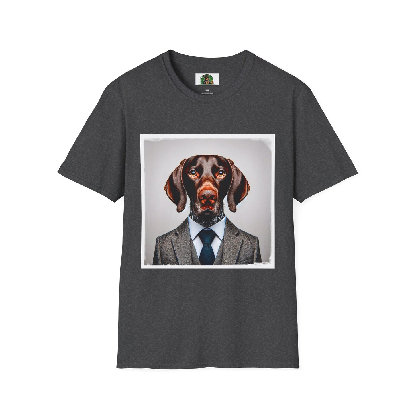 German Shorthaired Pointer T-Shirt Printify XS Dark Heather 