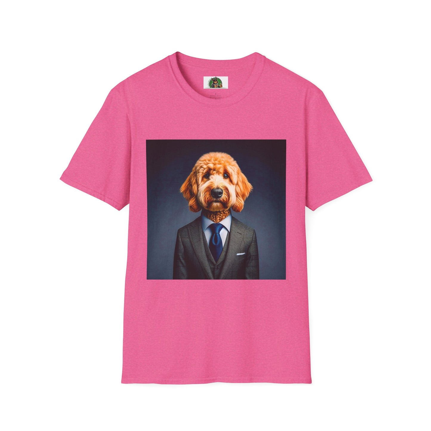 Golden Doodle T-Shirt Printify S Heather Heliconia