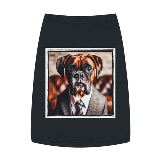 Pet Tank Top Boxer Pets Printify M Black 