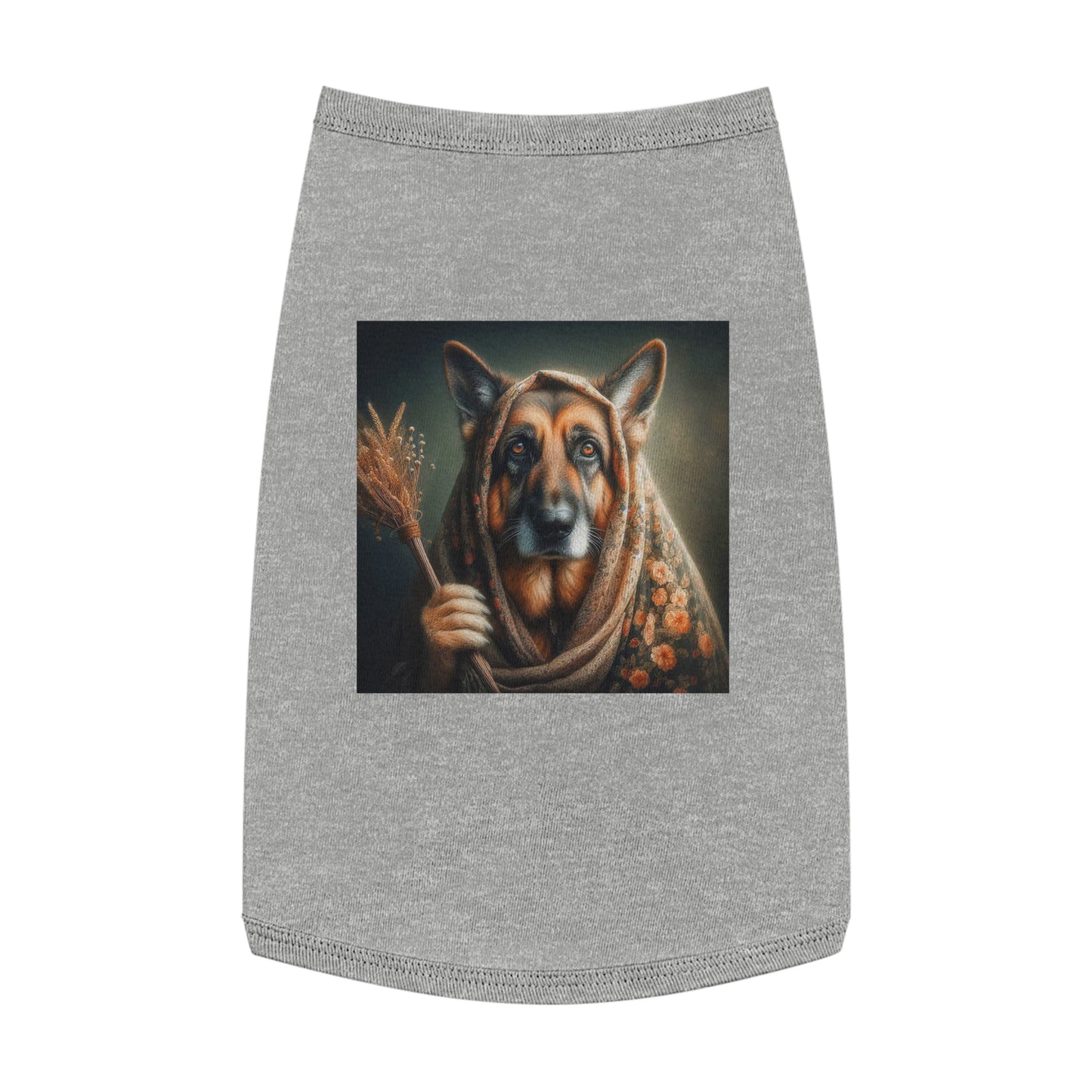 Pet Tank Top German Shepherd Pets Printify L Heather 