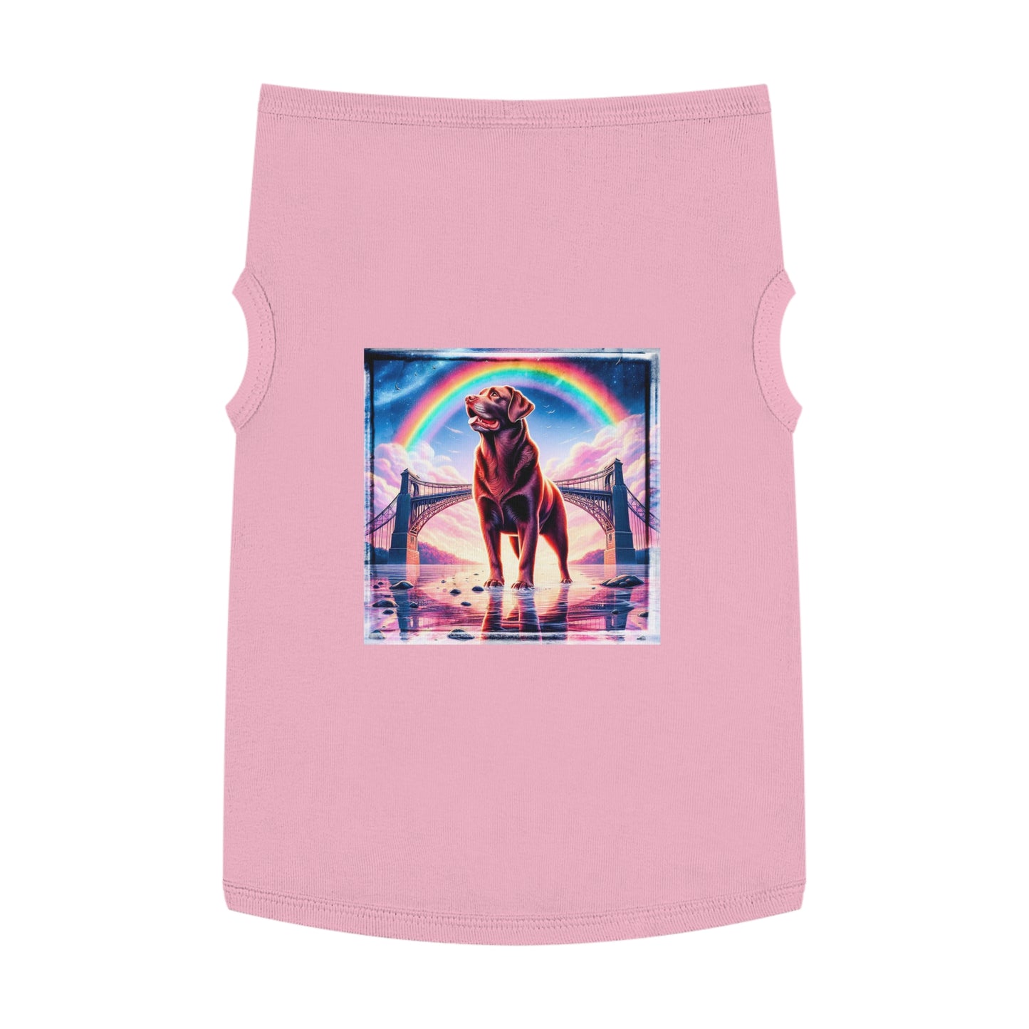 Pet Tank Top Labrador Retriever Pets Printify XL Pink 