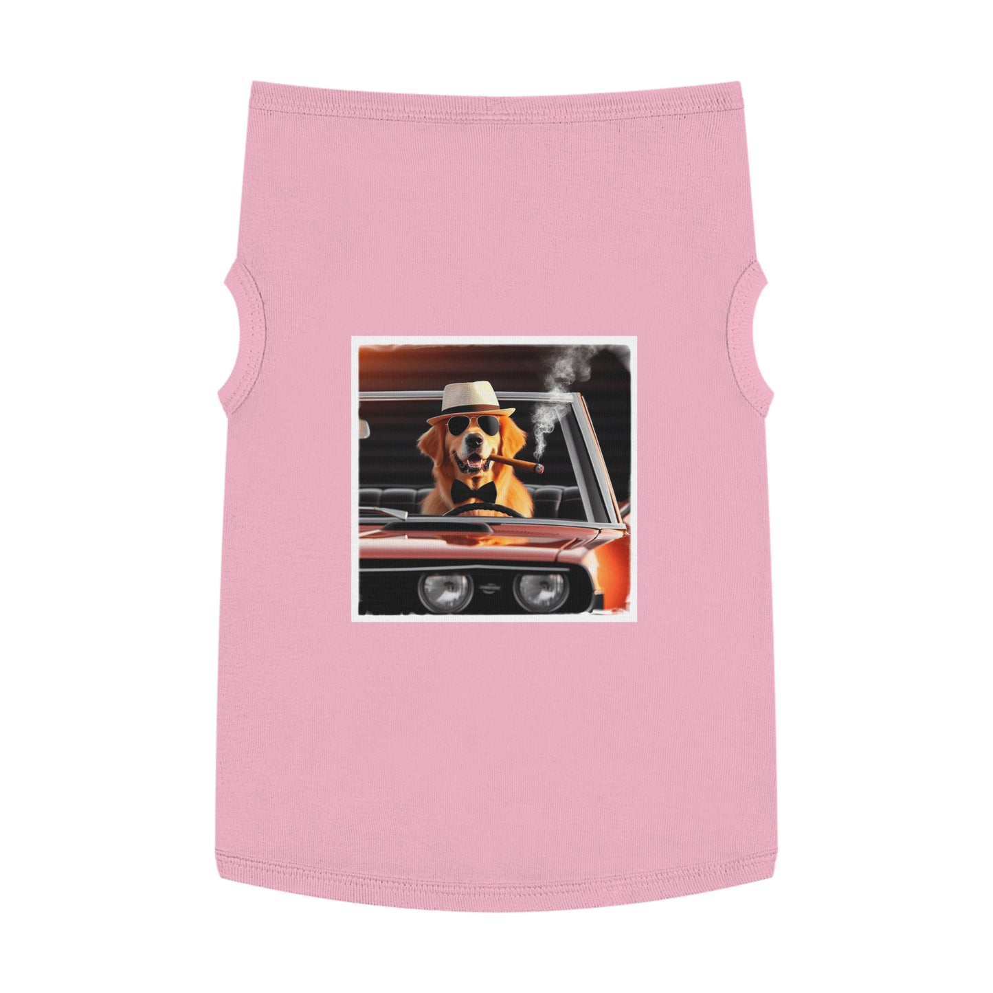 Golden Retriever pet tank top Pets Printify XL Pink 