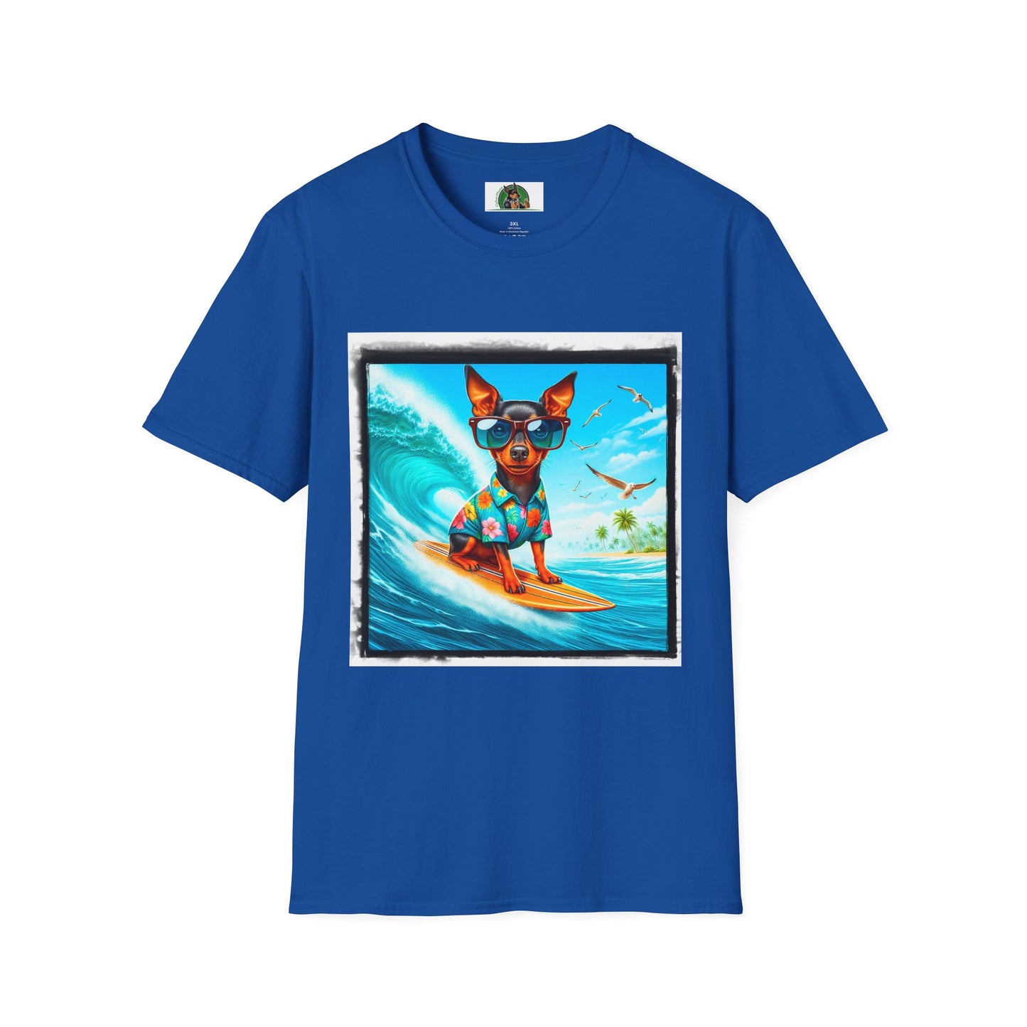 Min Pin T-Shirt T-Shirt Printify XS Royal