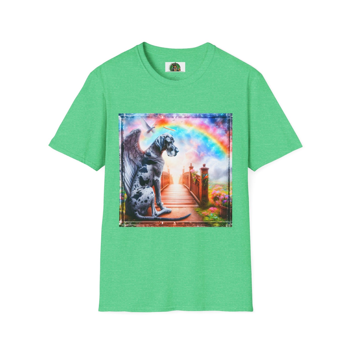 Great Dane T-Shirt Printify S Heather Irish Green