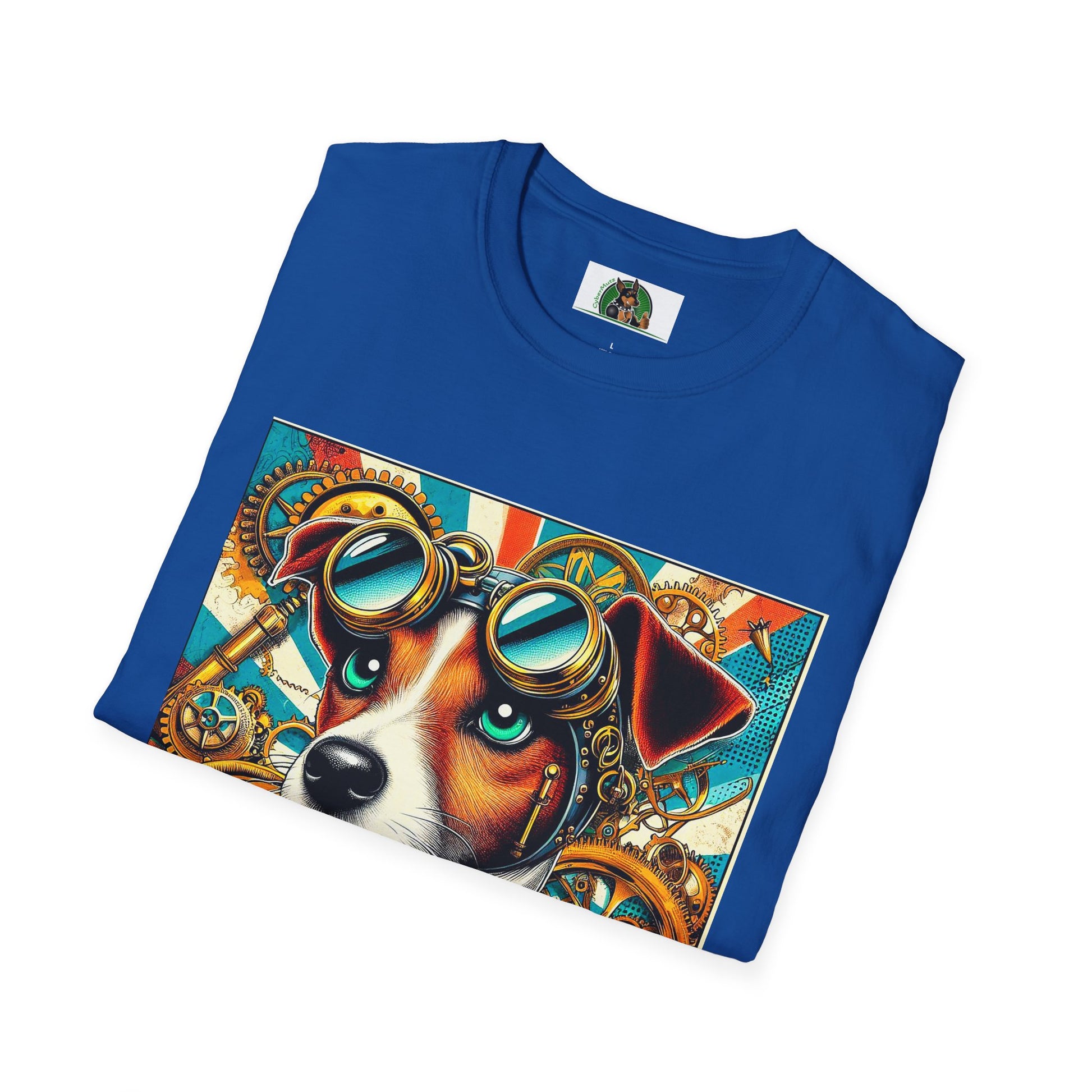 Jack Russell Steampunk T-Shirt Printify