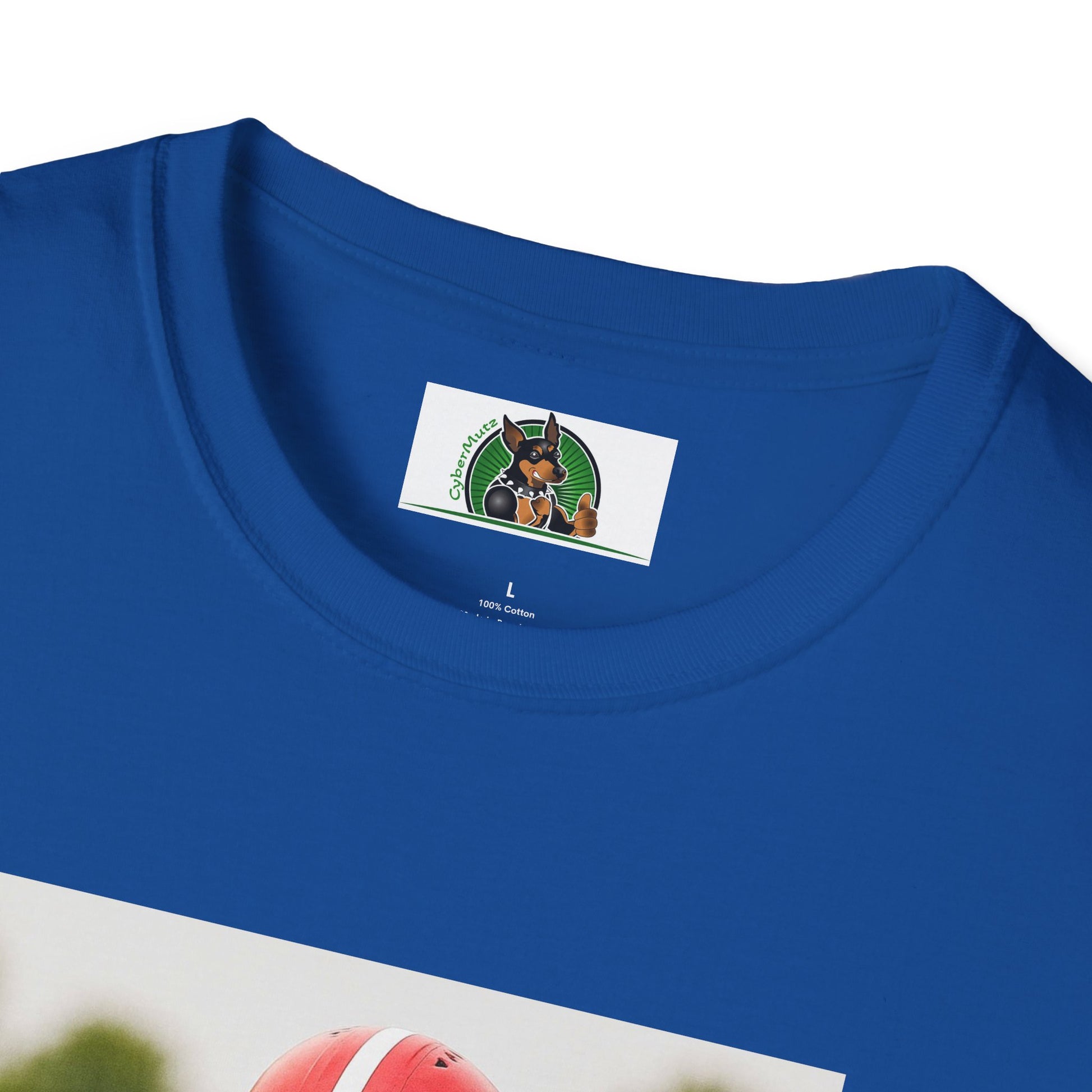 German Shorthaired Pointer Football T-Shirt — GSP Sports Tee T-Shirt Printify