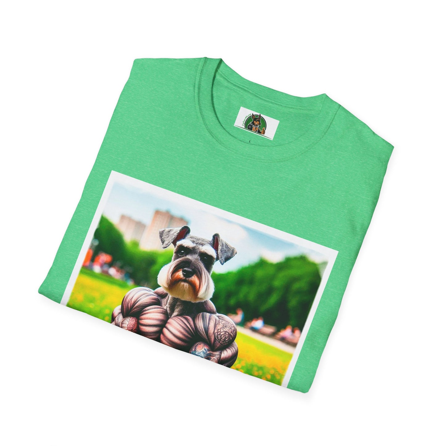 Schnauzer T-Shirt with Miniature Schnauzer Design T-Shirt Printify   