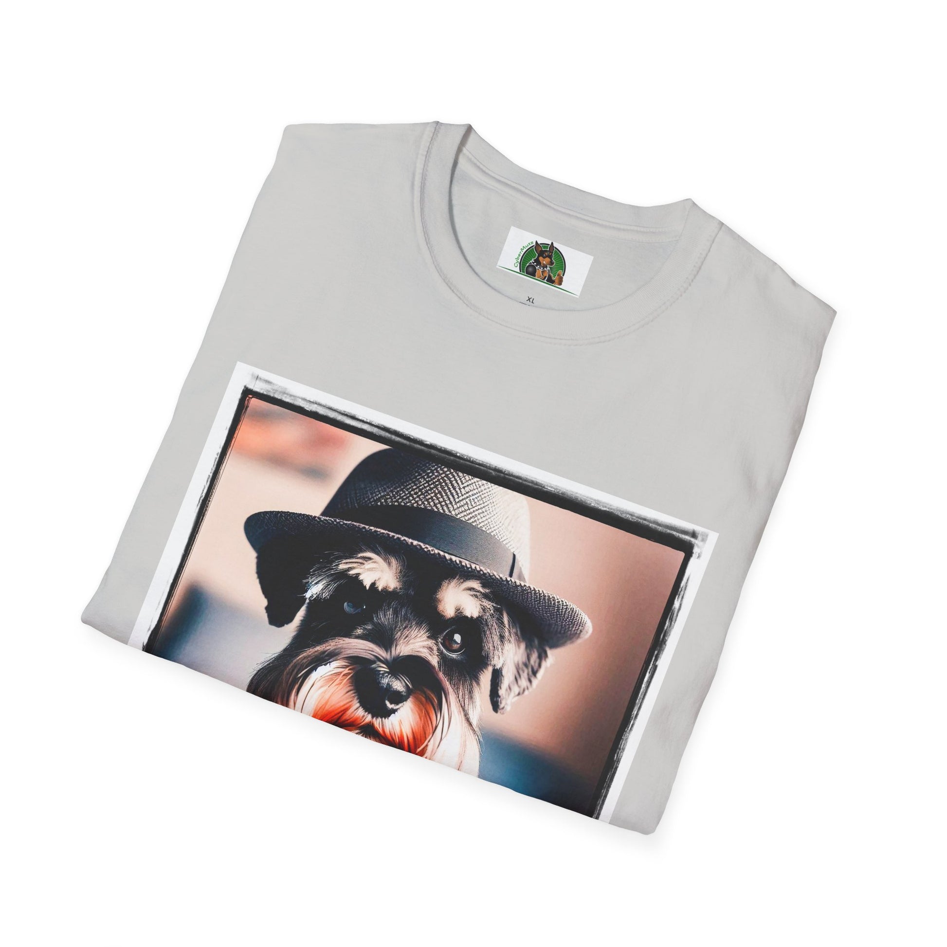 Schnauzer T-Shirt with Miniature Schnauzer Design T-Shirt Printify   