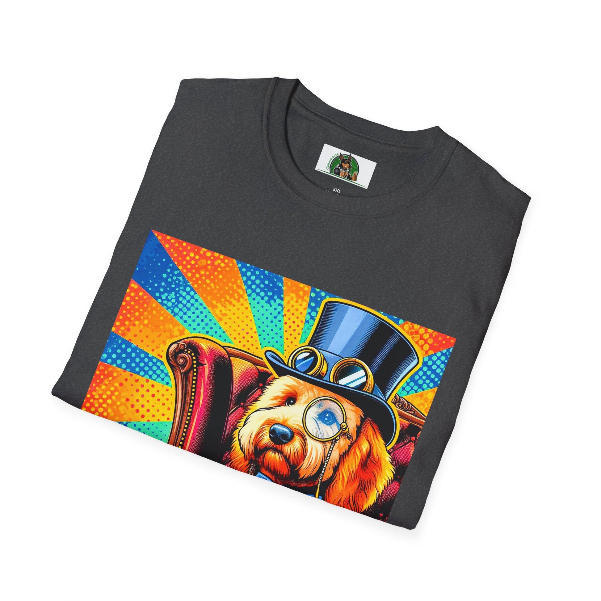 Golden Doodle steam punk cutie shirt T-Shirt Printify