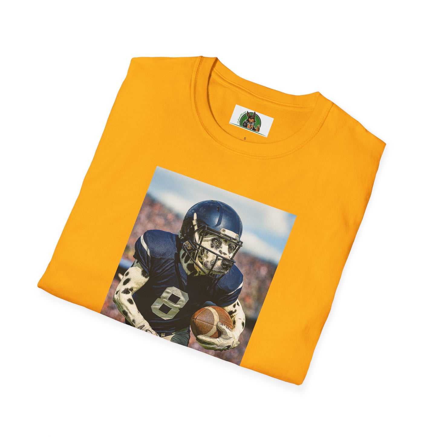 Football Dalmatian Sports T-Shirt