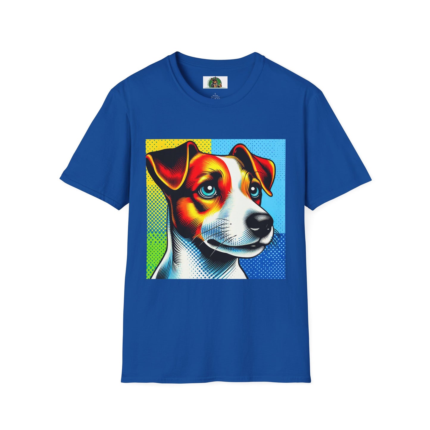 Jack Russell Colorful Pop Art T-Shirt Printify S Royal