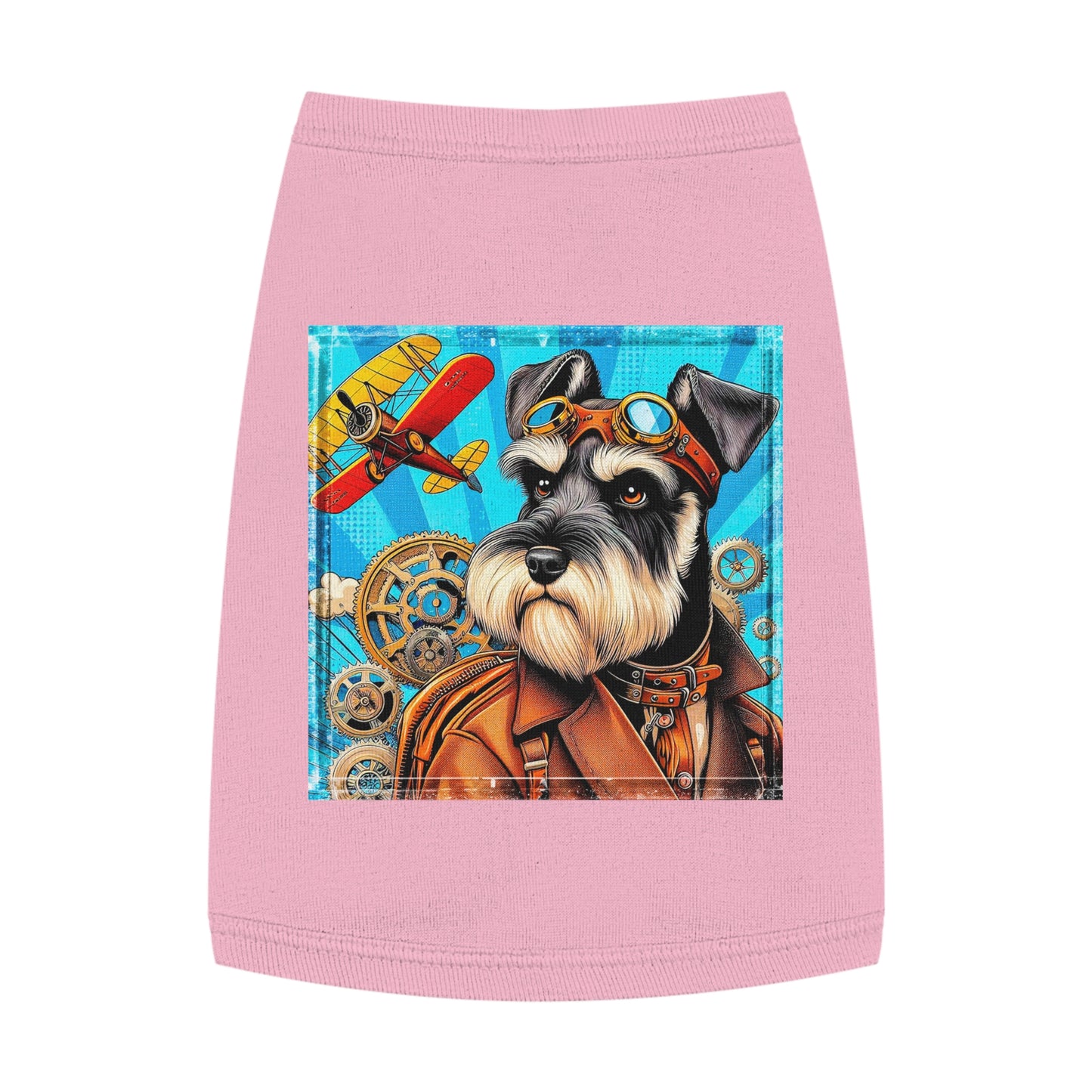 Pet Tank Top Miniature Schnauzer Pets Printify M Pink 