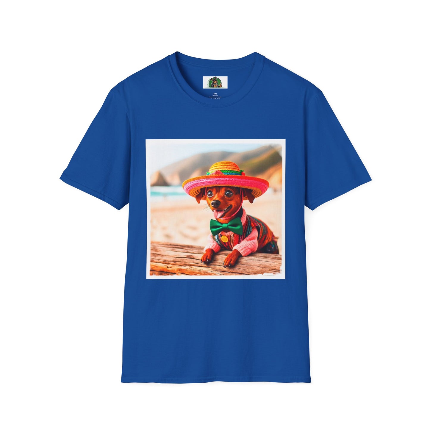 Min Pin T-Shirt T-Shirt Printify XS Royal 