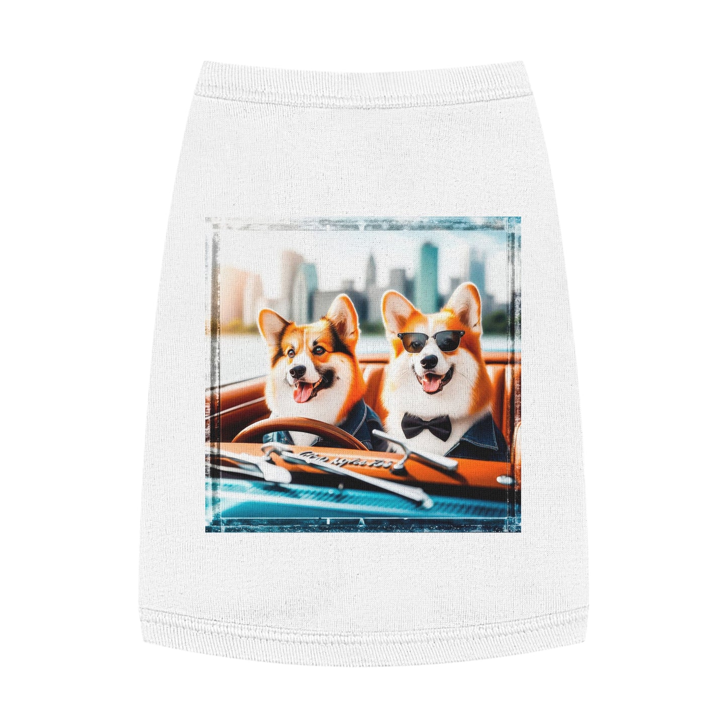 Wacky Pet Tank Top Pembroke Welsh Corgi Pets Printify   