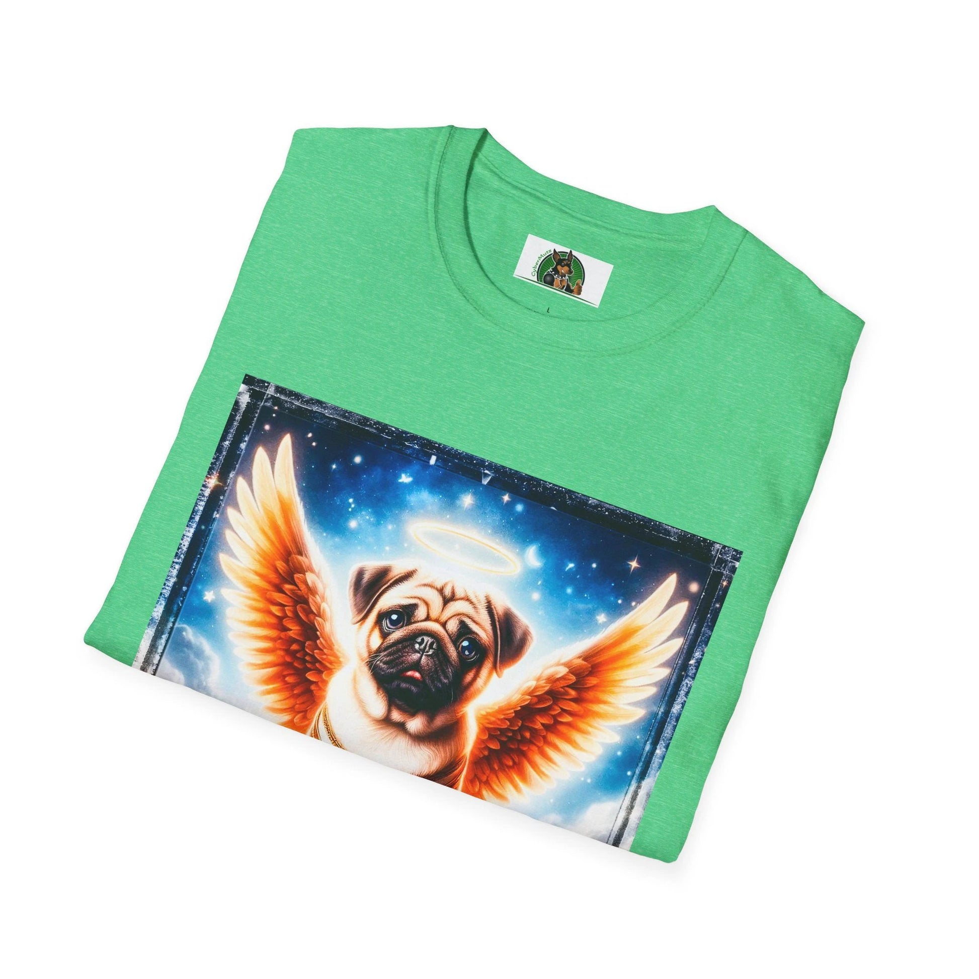 Pug Angel T-Shirt by Printify