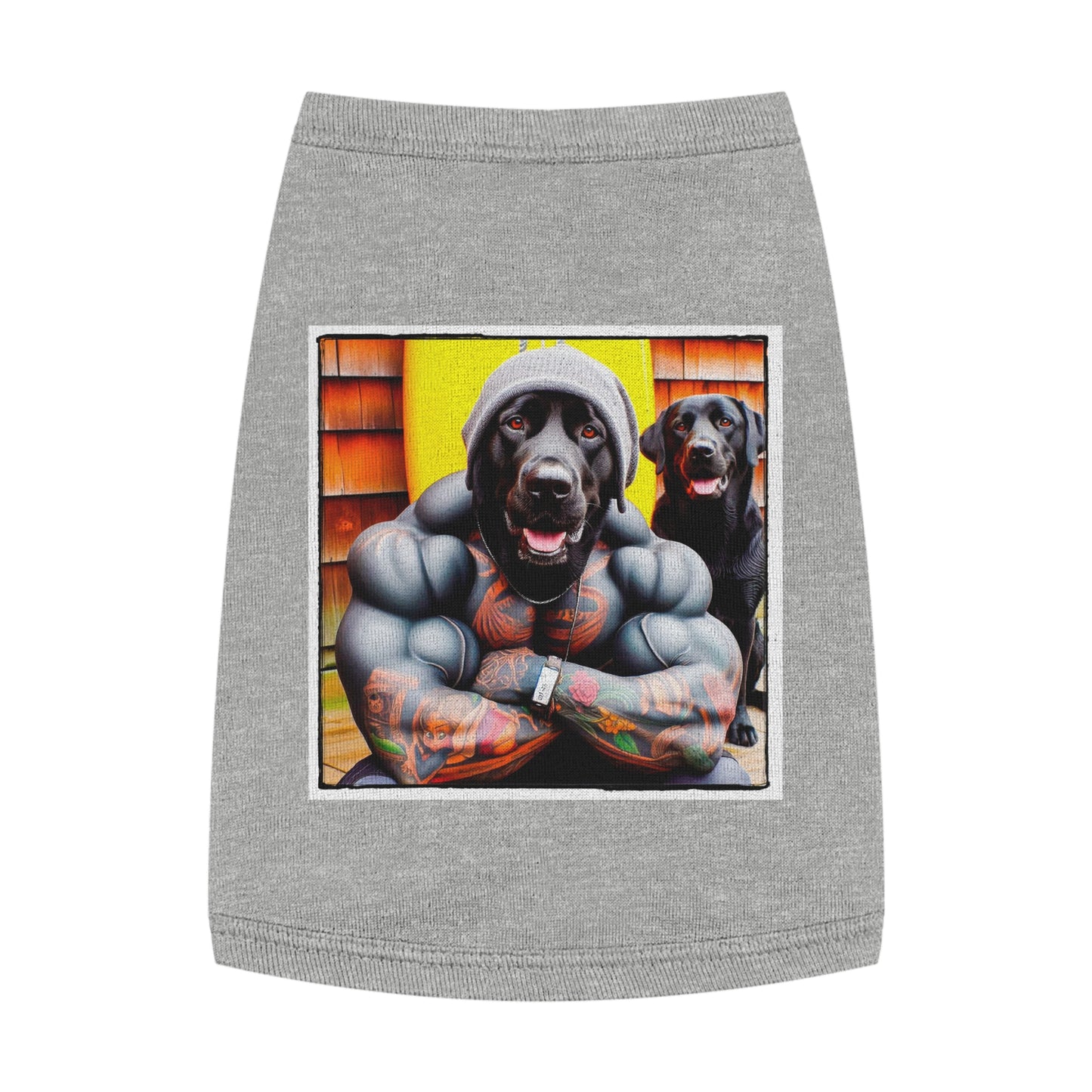 Pet Tank Top Labrador Retriever Pets Printify M Heather 