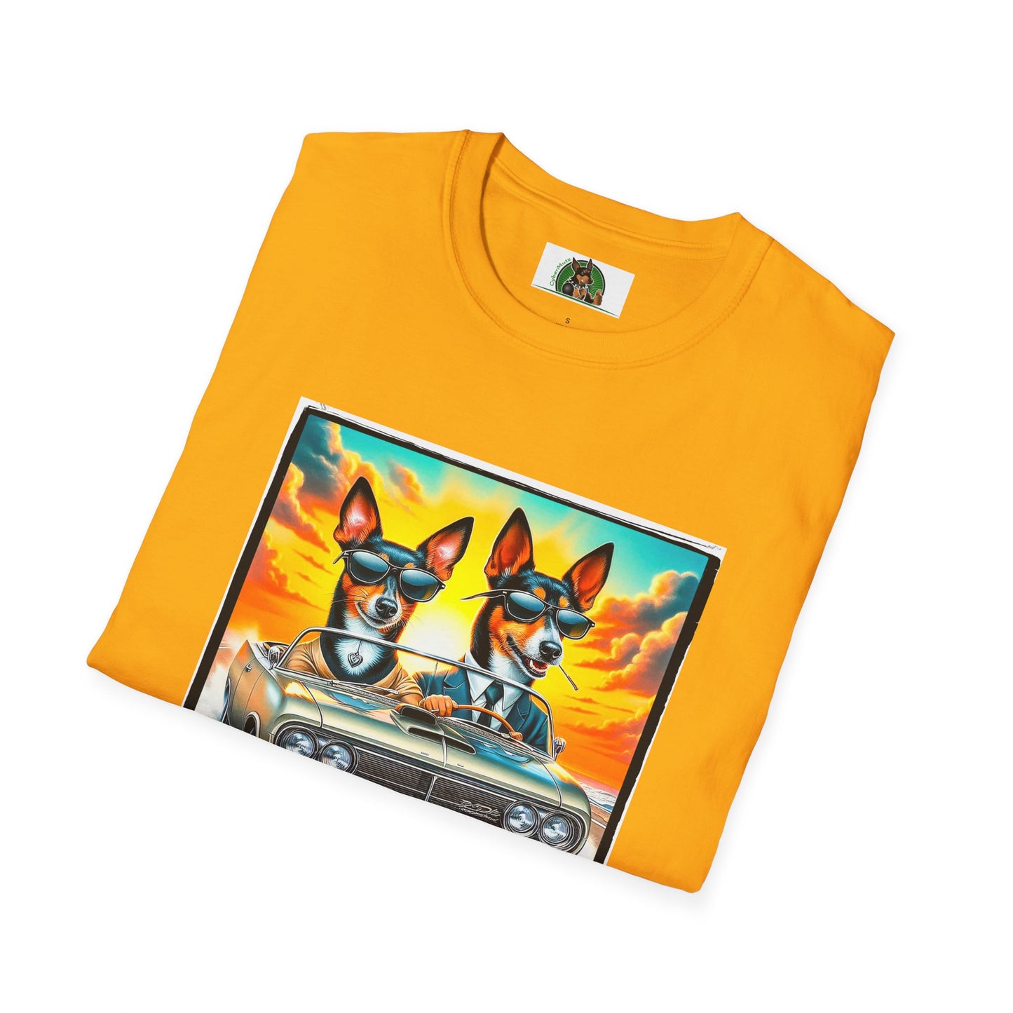 Wacky Rat Terrier T-Shirt T-Shirt Printify   