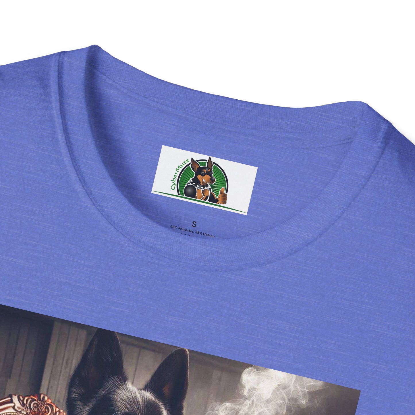 German Shepherd playing poker shirt