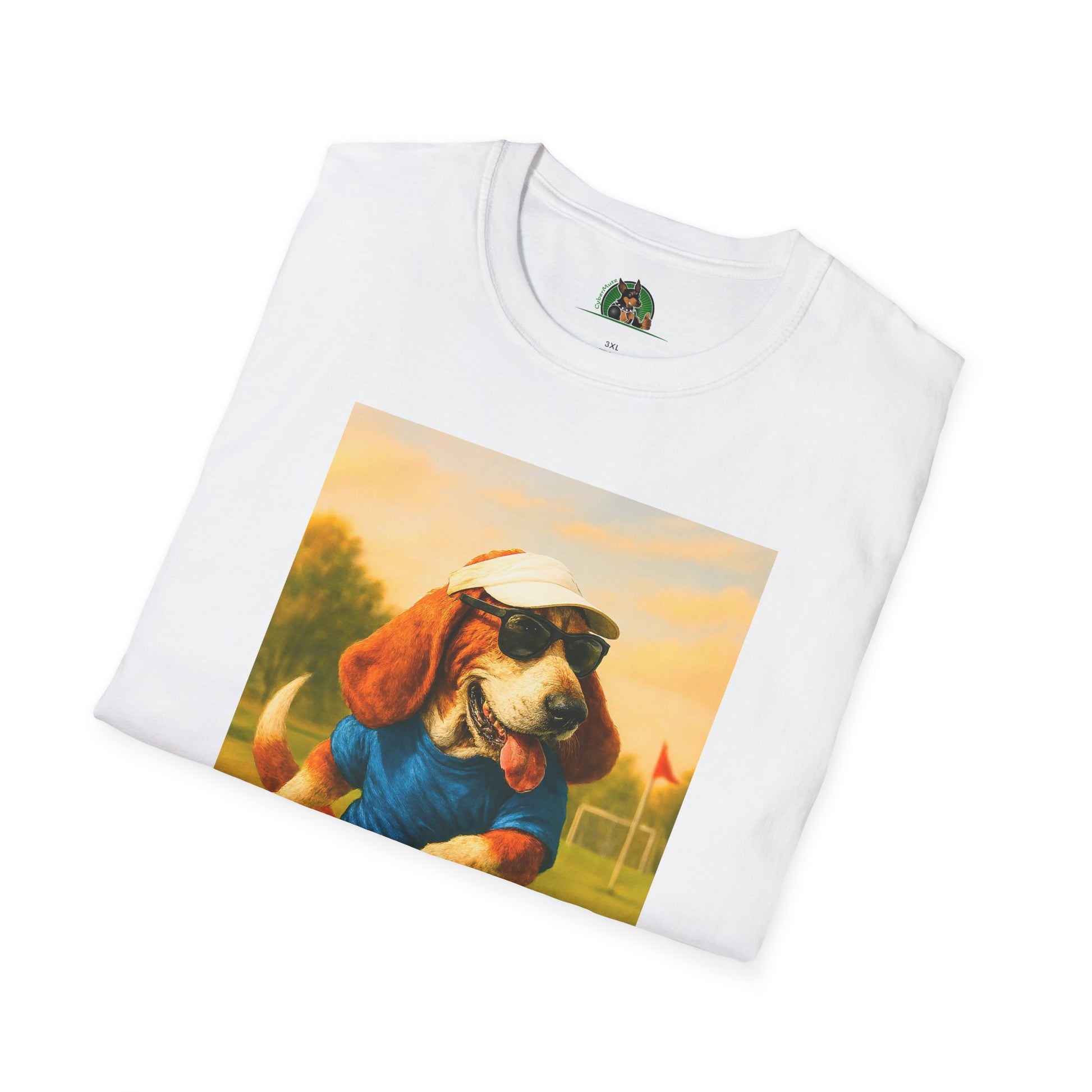 Sports Soccer Bassett Hound T-Shirt T-Shirt Printify