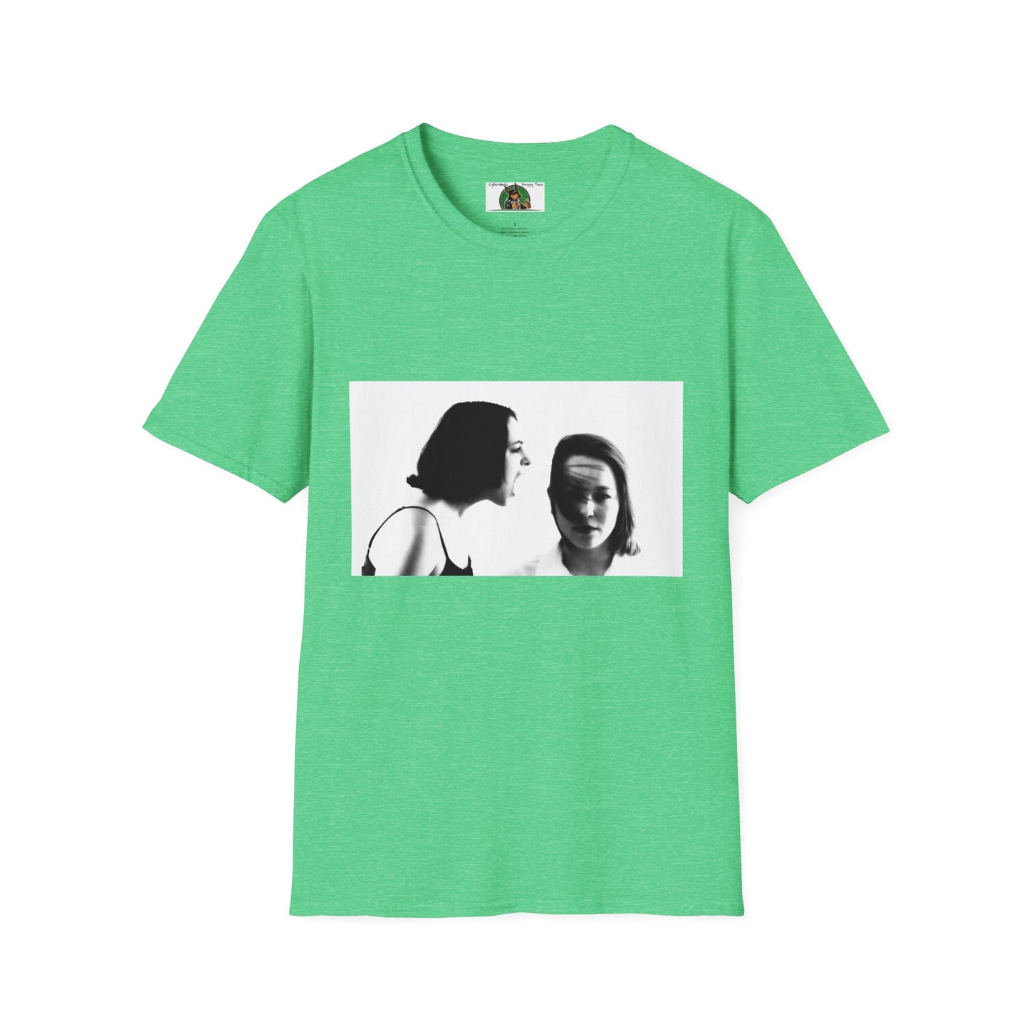 Mis·cel·la·ne·ous Yeller T-Shirt Printify S Heather Irish Green 