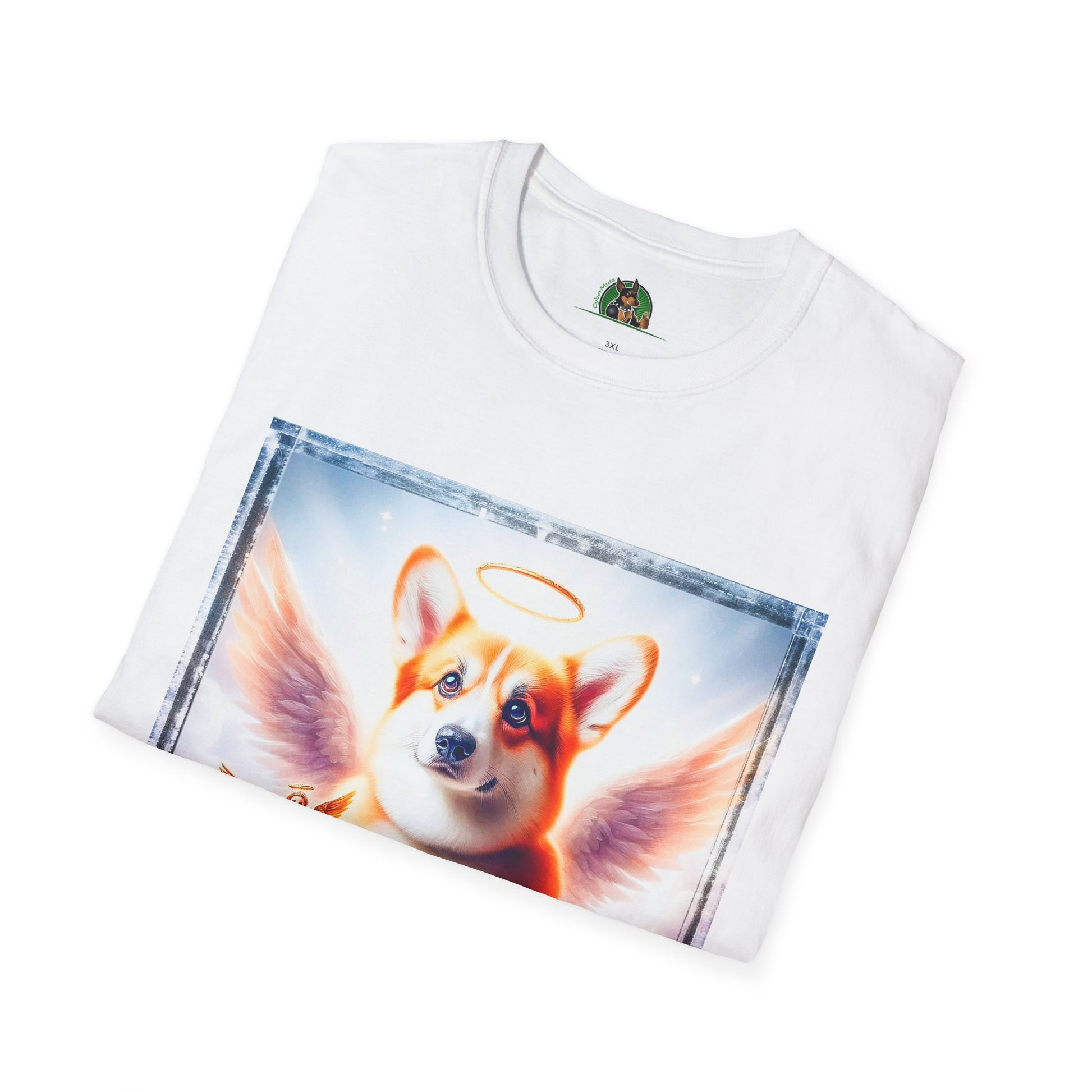Pembroke Welsh Corgi heaven and clouds T-Shirt Printify