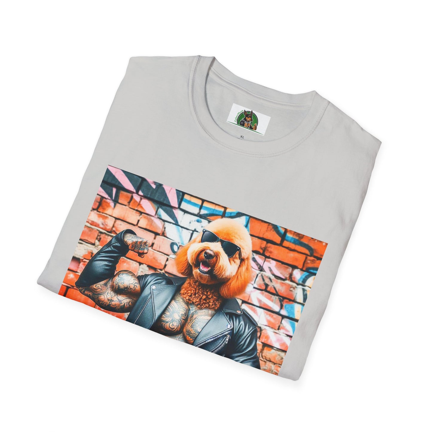Golden Doodle muscles t shirt