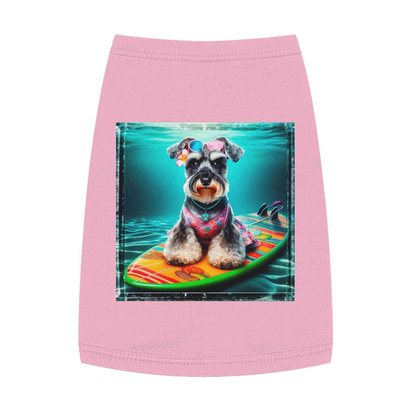 Pet Tank Top Miniature Schnauzer Pets Printify M Pink 