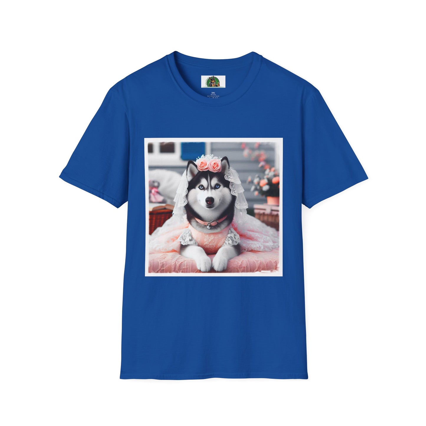 Husky T-Shirt Printify XS Royal 