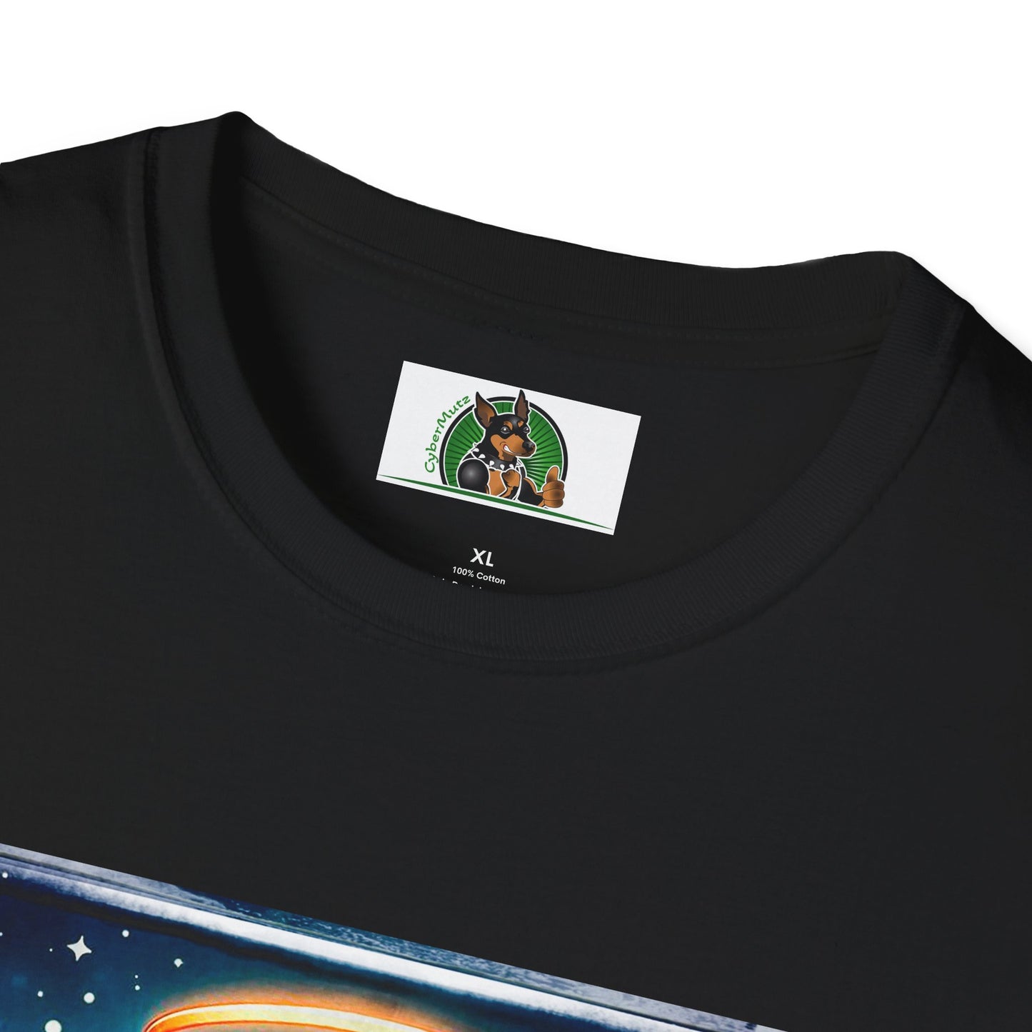 Rotteeiler sngel with harp shirt T-Shirt Printify